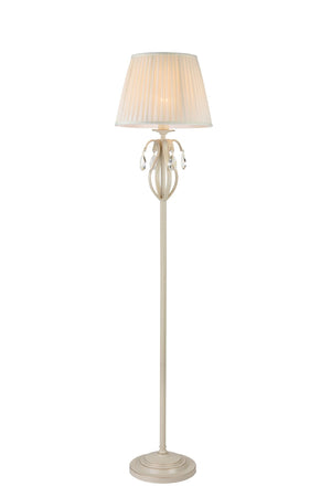 Lampada da terra Elegant in Metallo Brionia Beige