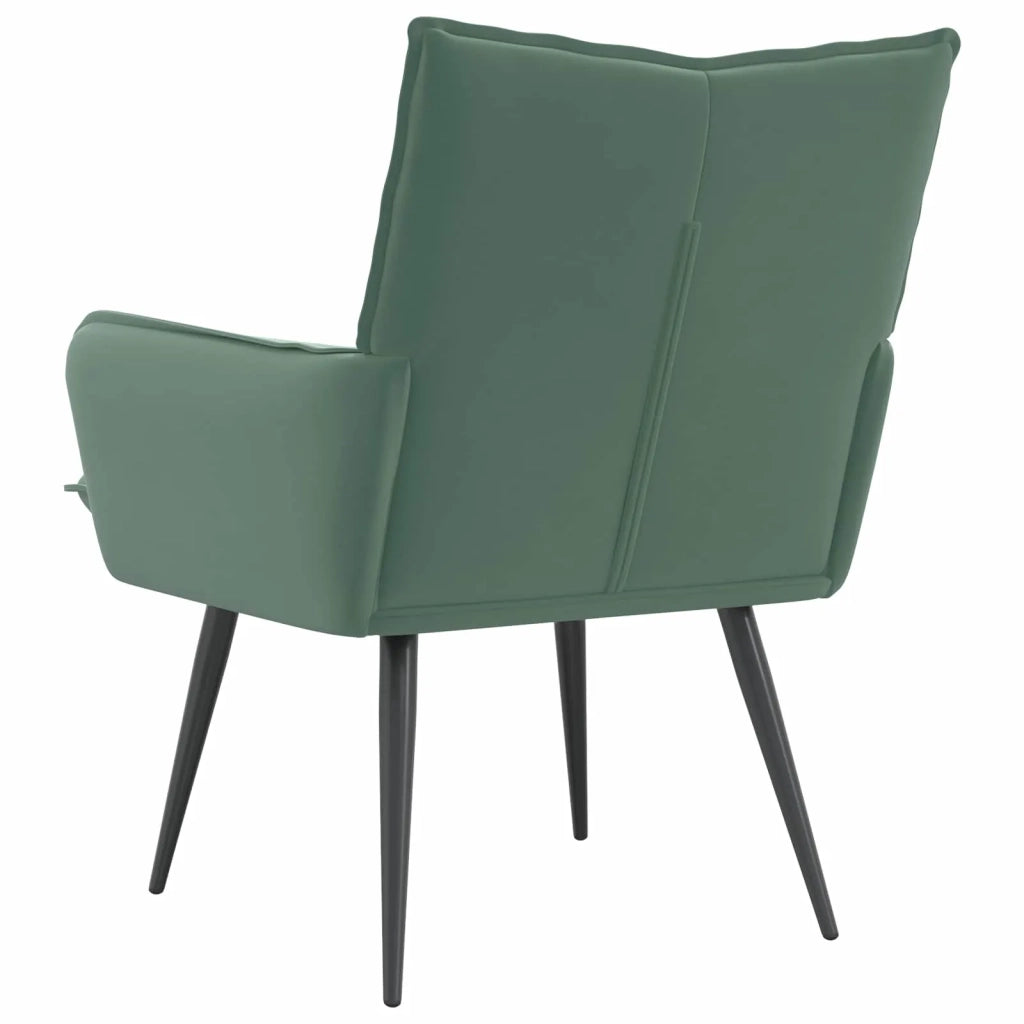 Poltrona Verde Mare Velluto 42047734