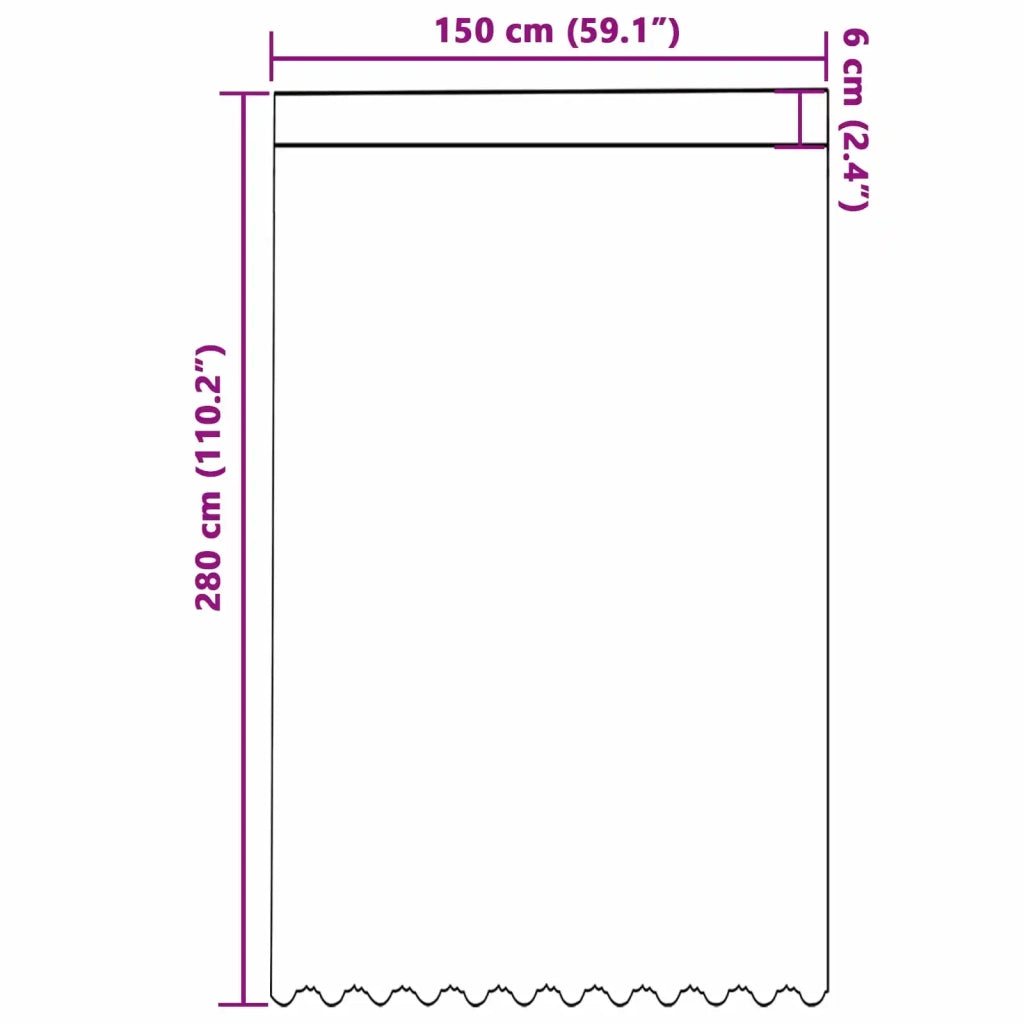 Tenda in Pizzo con tende Bianco 280 x 150 cm Poliestere 4107876