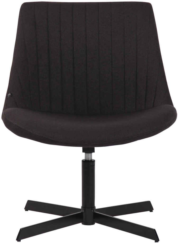 Sedia da Lounge Granby nero