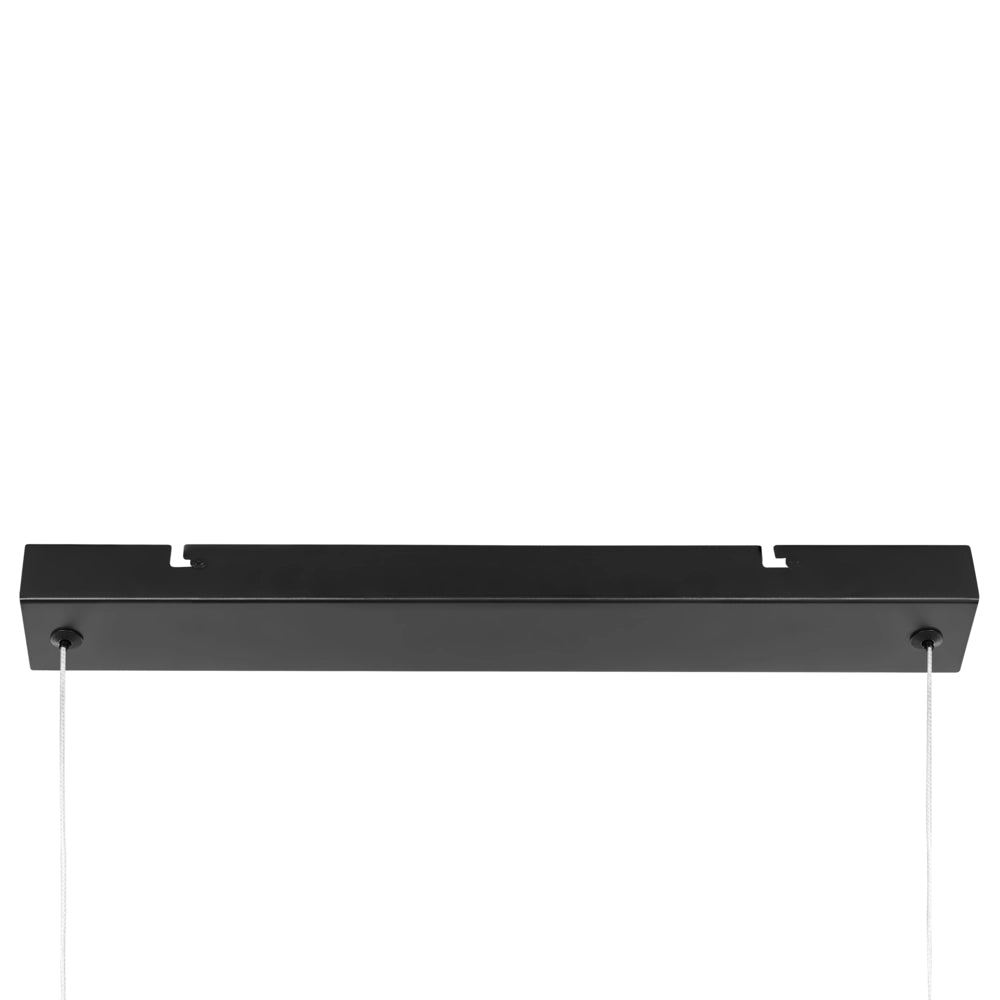 Lampada a sospensione a LED, base in ferro nero paralume in legno, stile scandinavo dimmer da soffitto lunghezza del cavo regolabile