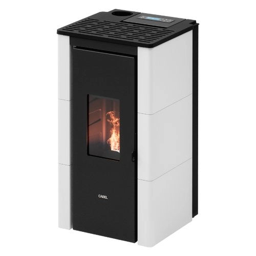 Stufa pellet cadel 7024005 cristal 7 up t2 white