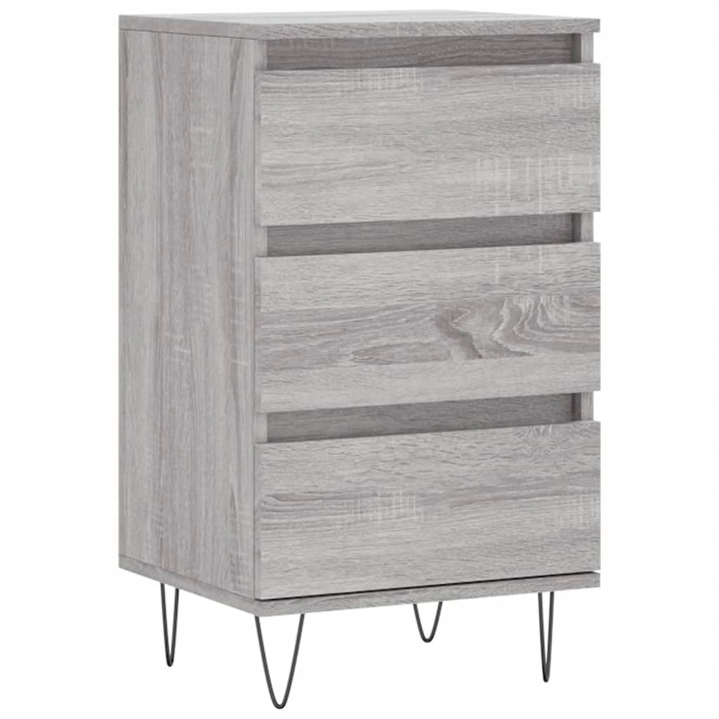 Buffet credenza cassettiera armadio mobile contenitore organizer cucina soggiorno Sonoma 40 x 35 x 70 cm legno ingegnerizzato grigio 02_0036354