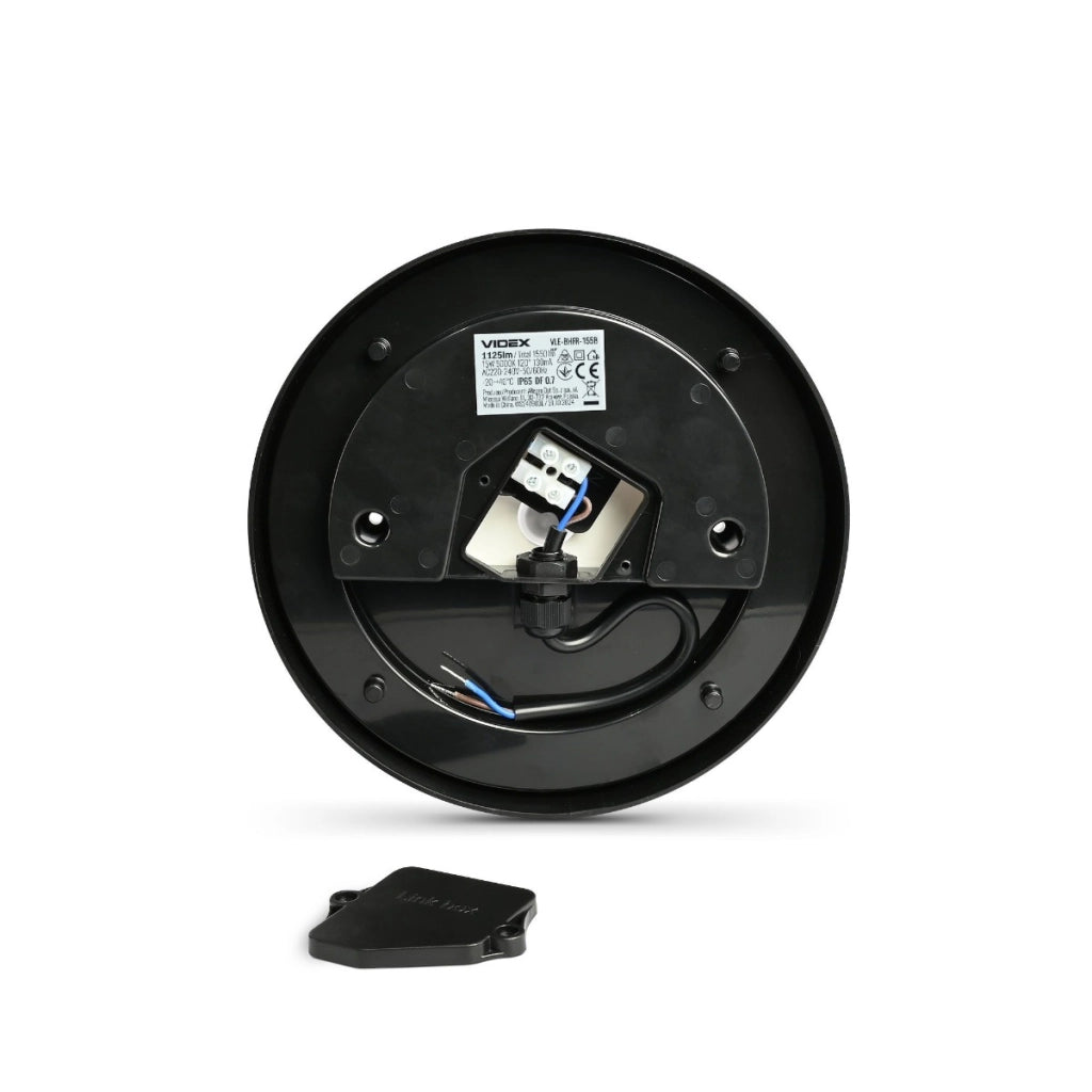 Applique esterna tonda nero/bianco LED 15W IP65 Lena Videx