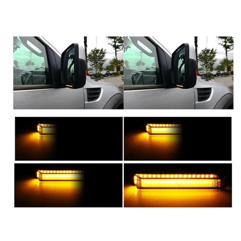 Kit Freccia Led Specchietto Retrovisore Dinamico Sequenziale Ford F150 Raptor Expedition Lincoln  Mark LT Lente Fume Arancione