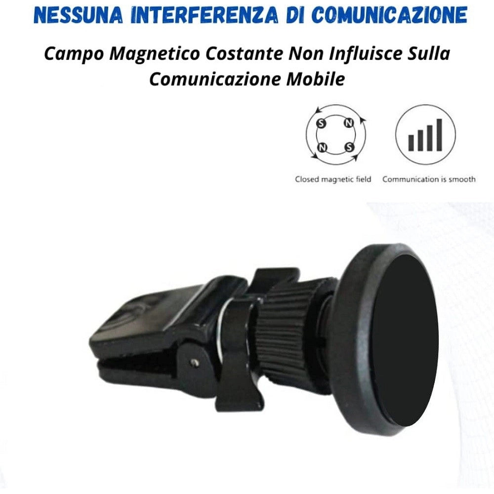 Trade Shop - Supporto Porta Cellulare Auto Magnetico Universale Magnete Calamita Smartphone -