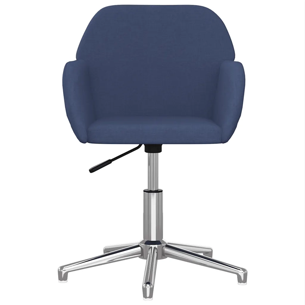 Sedia da Ufficio Girevole Blu in Tessuto 344724