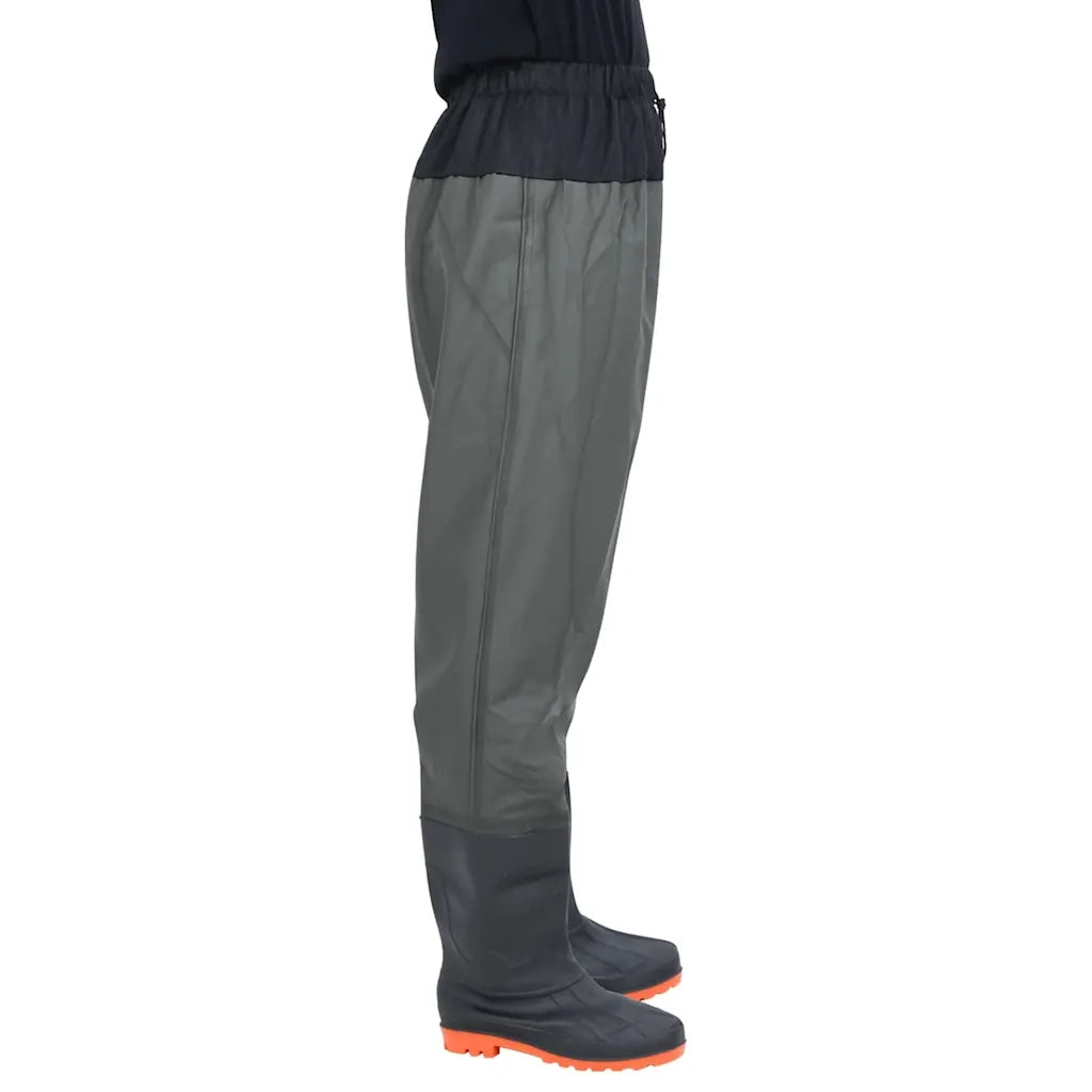 Wader da Pesca alla Vita con Stivali Verde Scuro Taglia 41 CFW4757653