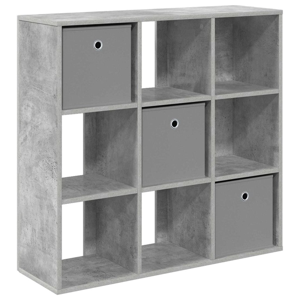 Credenza con cassetto Grigio cemento 88,5 x 29 x 84,5 cm 8000487