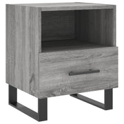 Comodino | Armadio da Notte | Mobiletto da notte Grigio Sonoma 40x35x47,5 cm in Legno Multistrato