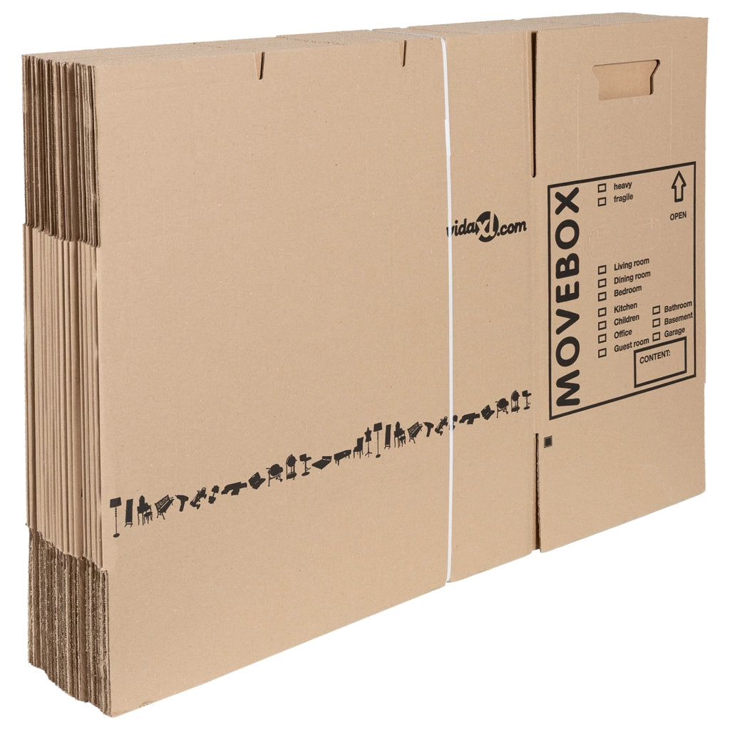 Scatole per Trasloco 20 pz 59 x 31.5 x 31.5 cm Cartone