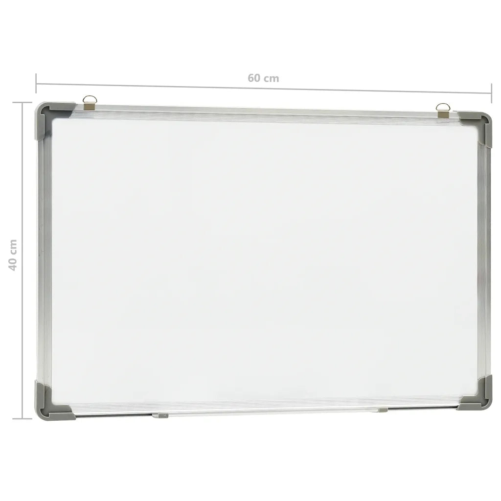 Lavagna Magnetica Bianca Cancellabile a Secco 60x40 cm Acciaio CFW5246046