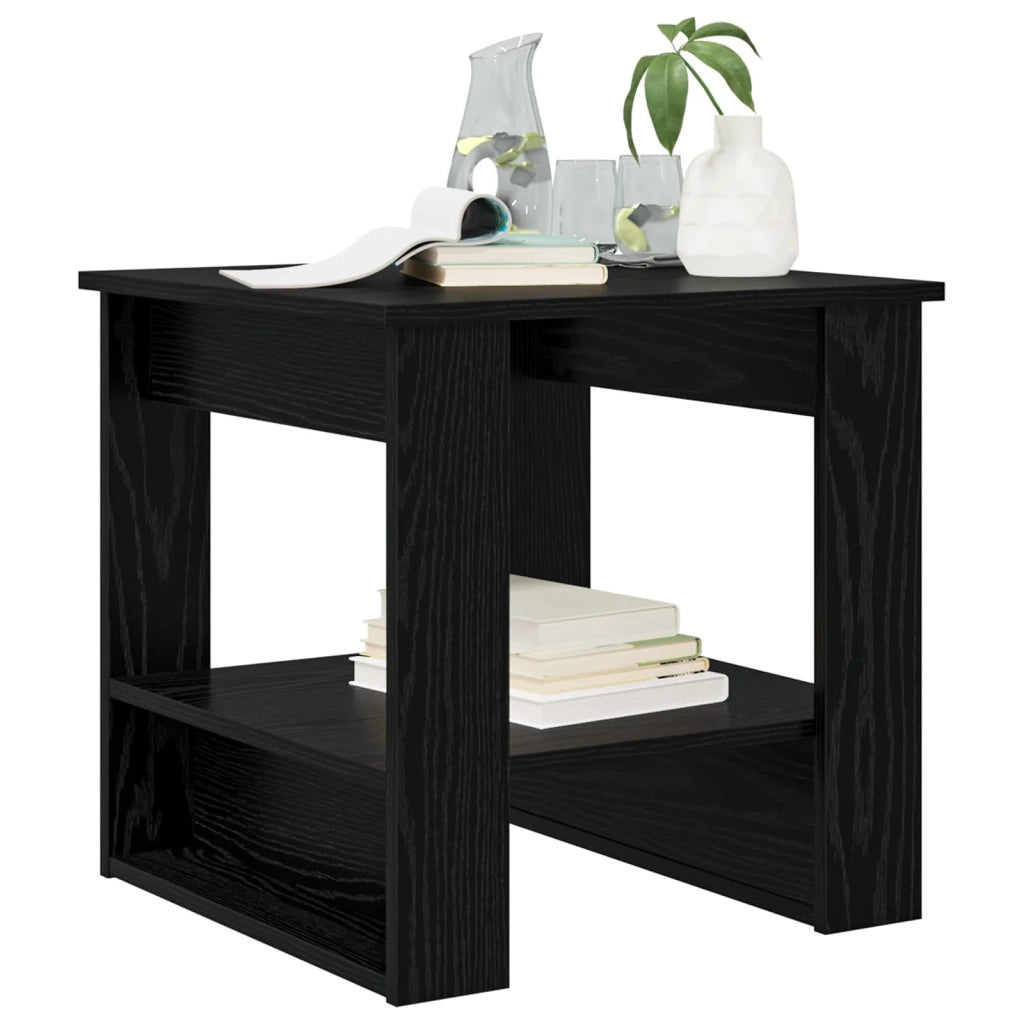 Tavolino da salotto Rovere Nero 51 x 50 x 50 cm 8000197
