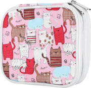 Borsa Portatile per Lavoro di Maglia - Piccola e Leggera - Tasca per Hobby - Tasca per Maglia/Portaoggetti - Protezione Antimacchia - Organizzazione per Accessori di Maglia