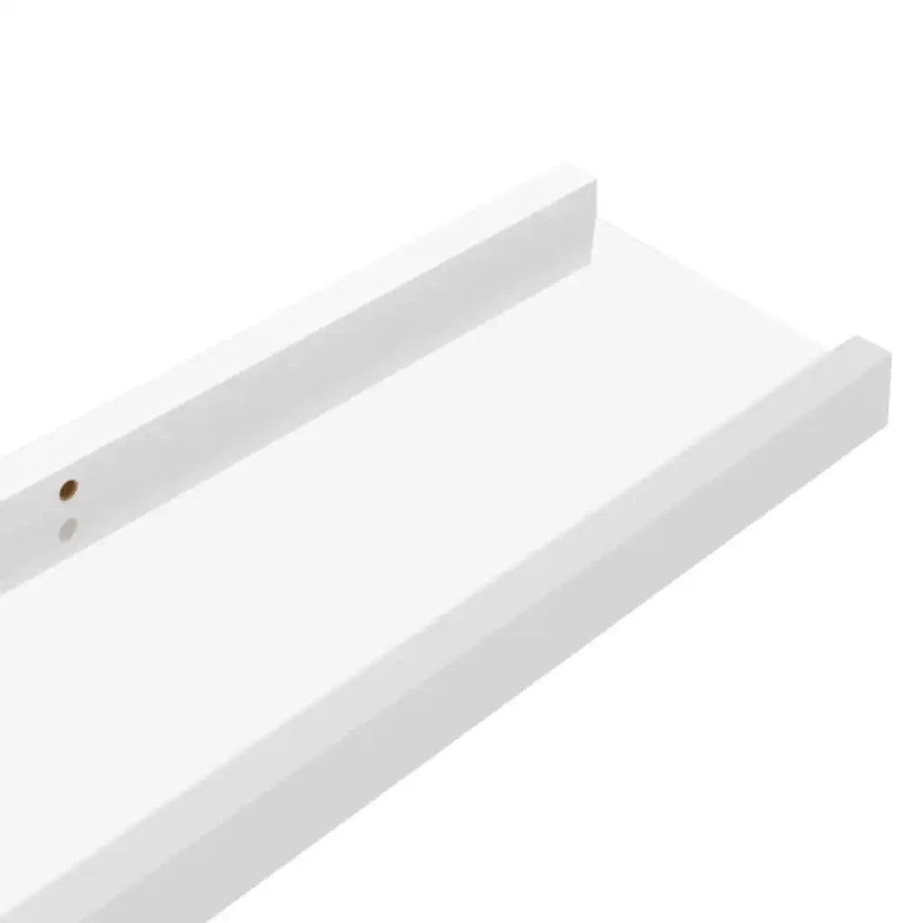 Mensole da Parete 2 pz Bianco Lucido 100x9x3 cm cod mxl 33187