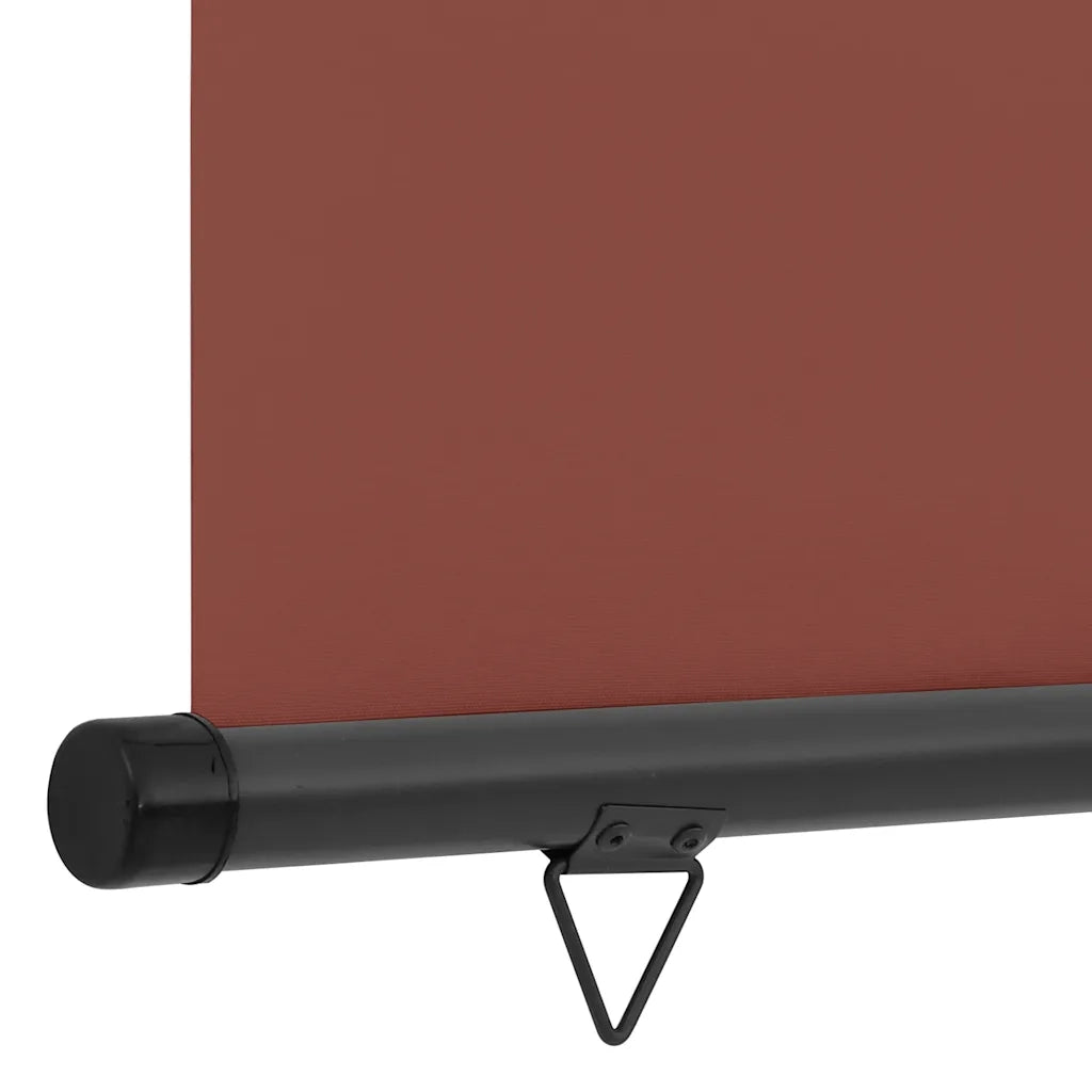 Tendalino Laterale per Balcone-Tenda da Sole Laterale per Patio 125x250 cm Marrone