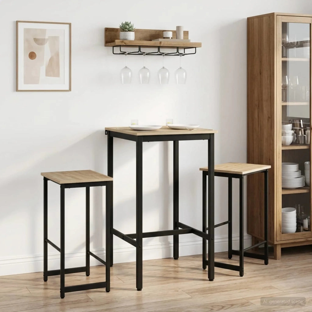 Sgabello da bar 2 pcs Rovere Sonoma 40 x 32 x 64 cm 8006184