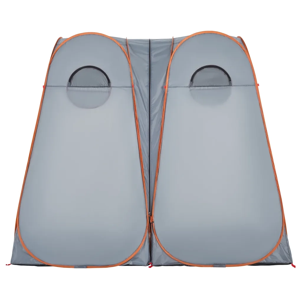 Tenda Privacy Pop-Up - Tenda da esterno Grigio e Arancione Impermeabile 994623