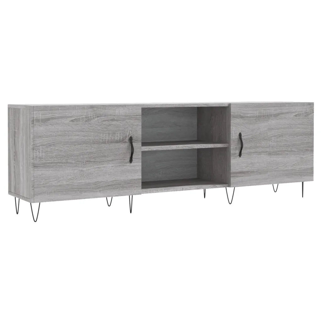 Mobile Porta TV Grigio Sonoma 150x30x50 cm in Legno Multistrato 829098