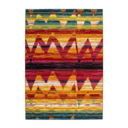 Tappeto a pelo corto Caribbean multicolor 160x230 cm