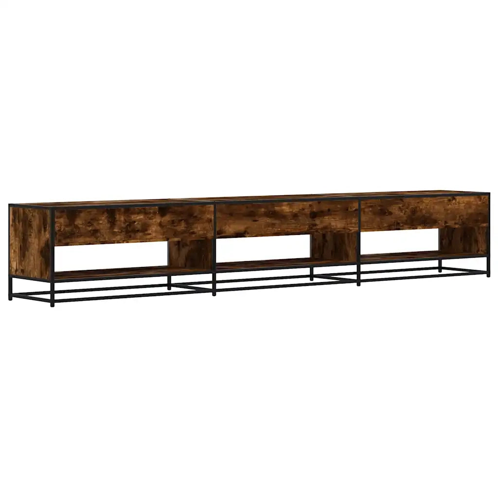 Mobile TV | Armadietto TV | Mobile Porta TV Rovere Fumo 270x40x46 cm in Truciolato