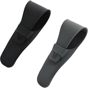Set di contenitori per rasoi 2 pezzi - Contenitore portatile in silicone - Formato compattibile 15 x 5 cm - Alta protezione - Design elegante - Fessura per drenaggio acqua - Rasoi