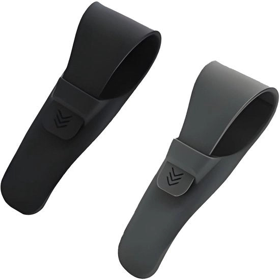 Set di contenitori per rasoi 2 pezzi - Contenitore portatile in silicone - Formato compattibile 15 x 5 cm - Alta protezione - Design elegante - Fessura per drenaggio acqua - Rasoi