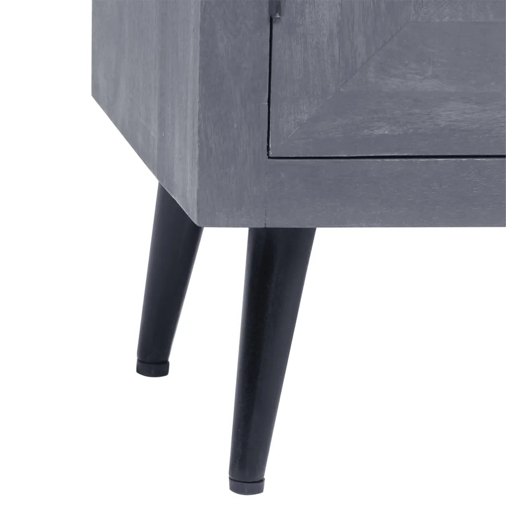 Credenza-Buffet-Armadio da cucina in Legno Massello di Mango 60x30x76 cm