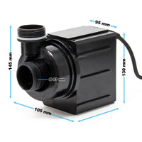 CTM10000 SuperECO Pompa da laghetto 10000 l/h 80 W per circolazione acqua