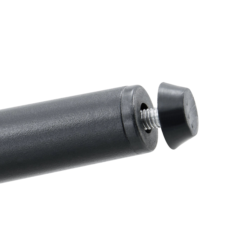 Set tavolo e 2 sedie da pranzo con doppio piano portaoggetti in MDF e metallo nero; grigio