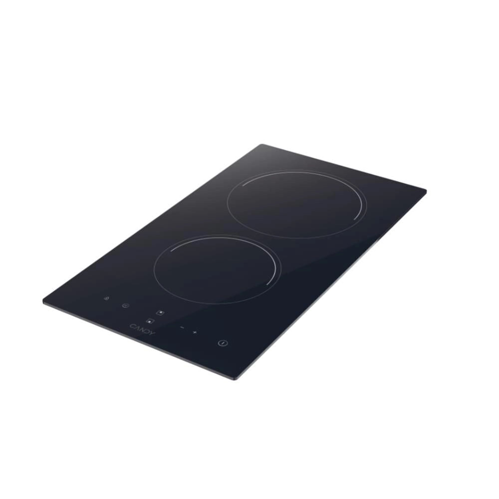 Candy CDH30 Piano cottura elettrico Vetroceramica 29 cm 2 zone Touch Control 3000 W colore Nero