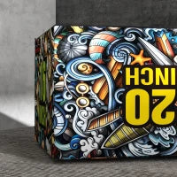 Plyo Box 3 Altezze Jumping Box Antiscivolo per Casa e Palestra, 61x51x41 cm, Multicolore