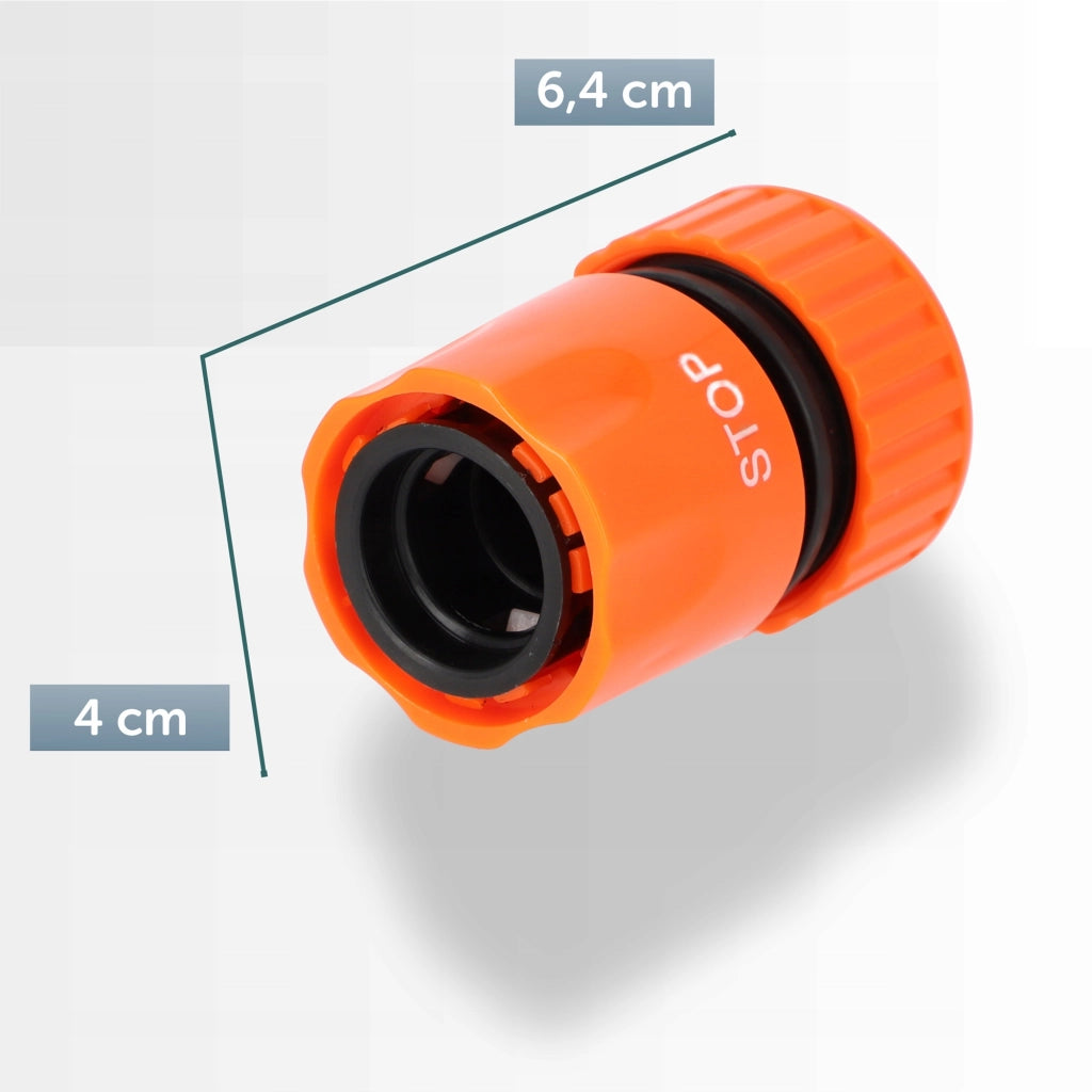 Raccordo rapido KADAX da 3/4 di pollice per tubo da giardino, per un'irrigazione efficace.