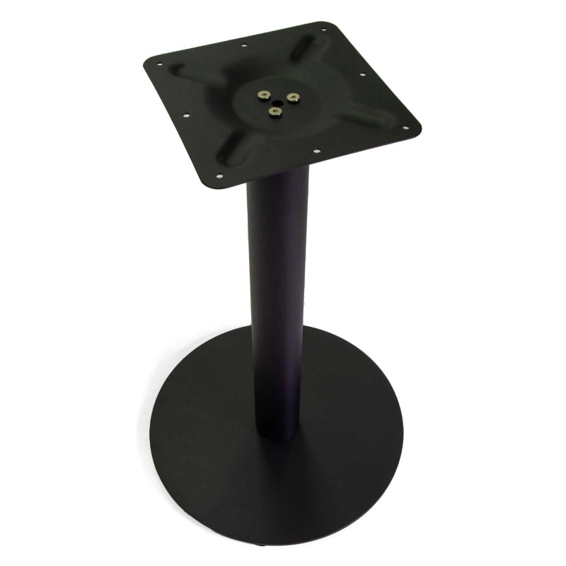 Base tavolo acciaio Gordon nero tondo cm ø45h72