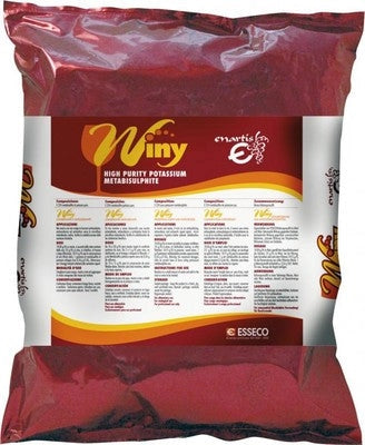 METABISOLFITO POTASSIO ANTIOSSIDANTE ANTIBATTERICO GR.250 PER LA SOLFITAZIONE