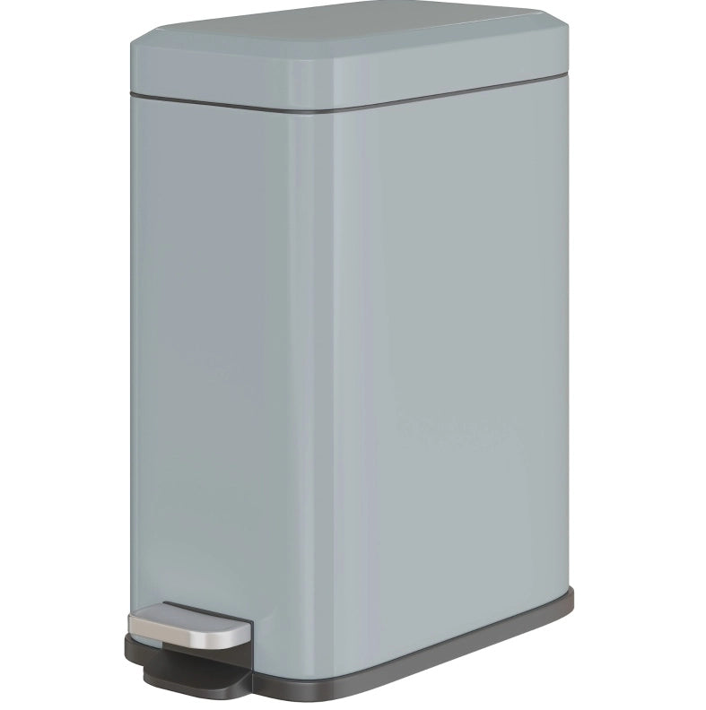 Pattumiera in metallo 5 L con pedale e contenitore interno