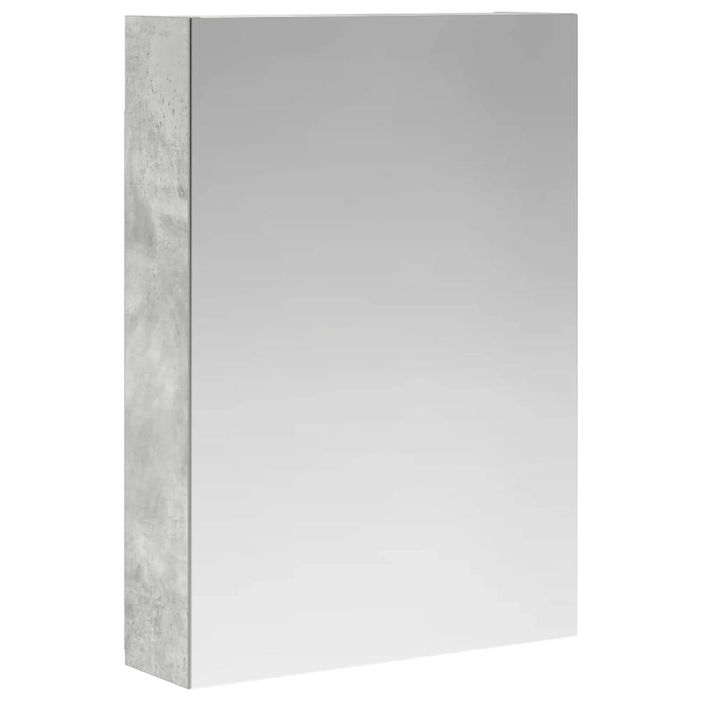 Mobiletto per specchio da bagno con lo scaffale Grigio cemento