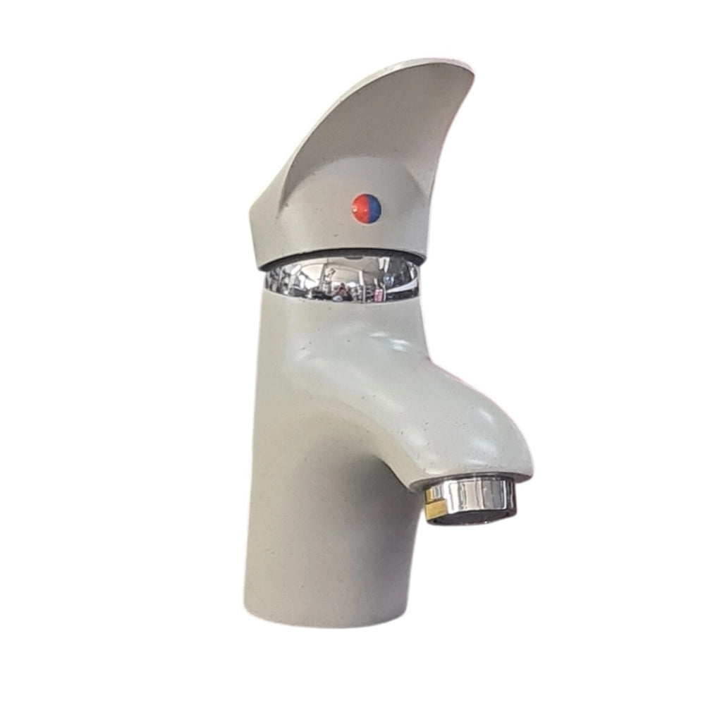 RUBINETTO MISCELATORE PIETRA AVORIO CASA BAGNO LAVABO KIT MONTAGGIO TAPPO JH8191