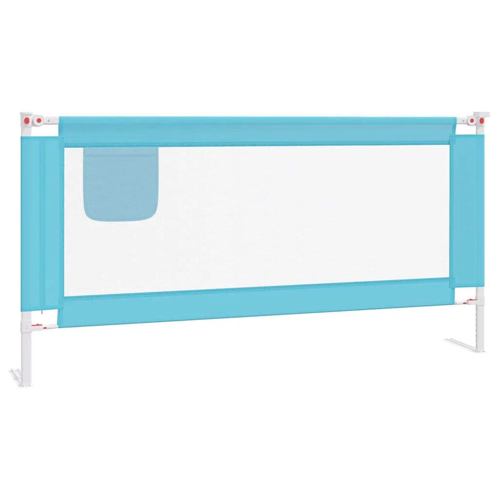 Sponda Letto di Sicurezza per Bambini Blu 180x25 cm in Tessuto 10213