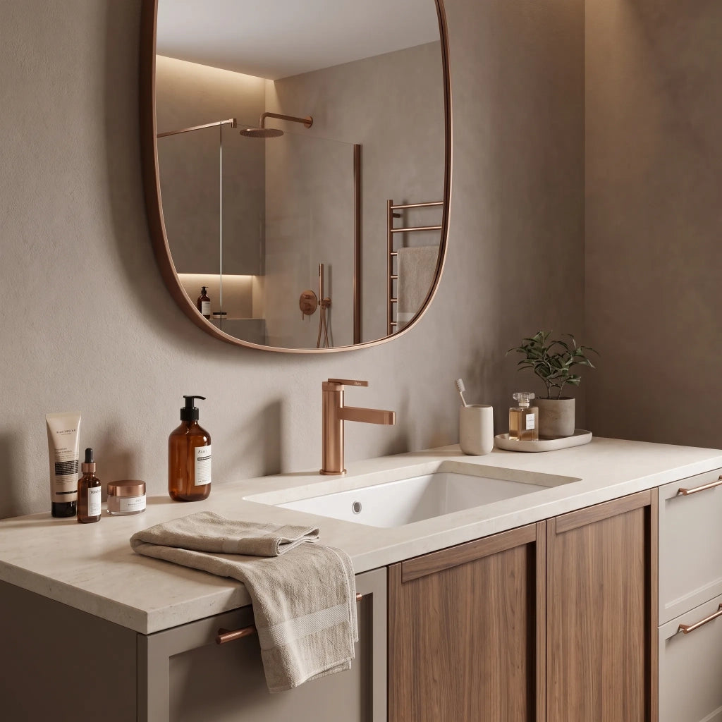 Rubinetto Da Bagno Rea Grace Brush Copper