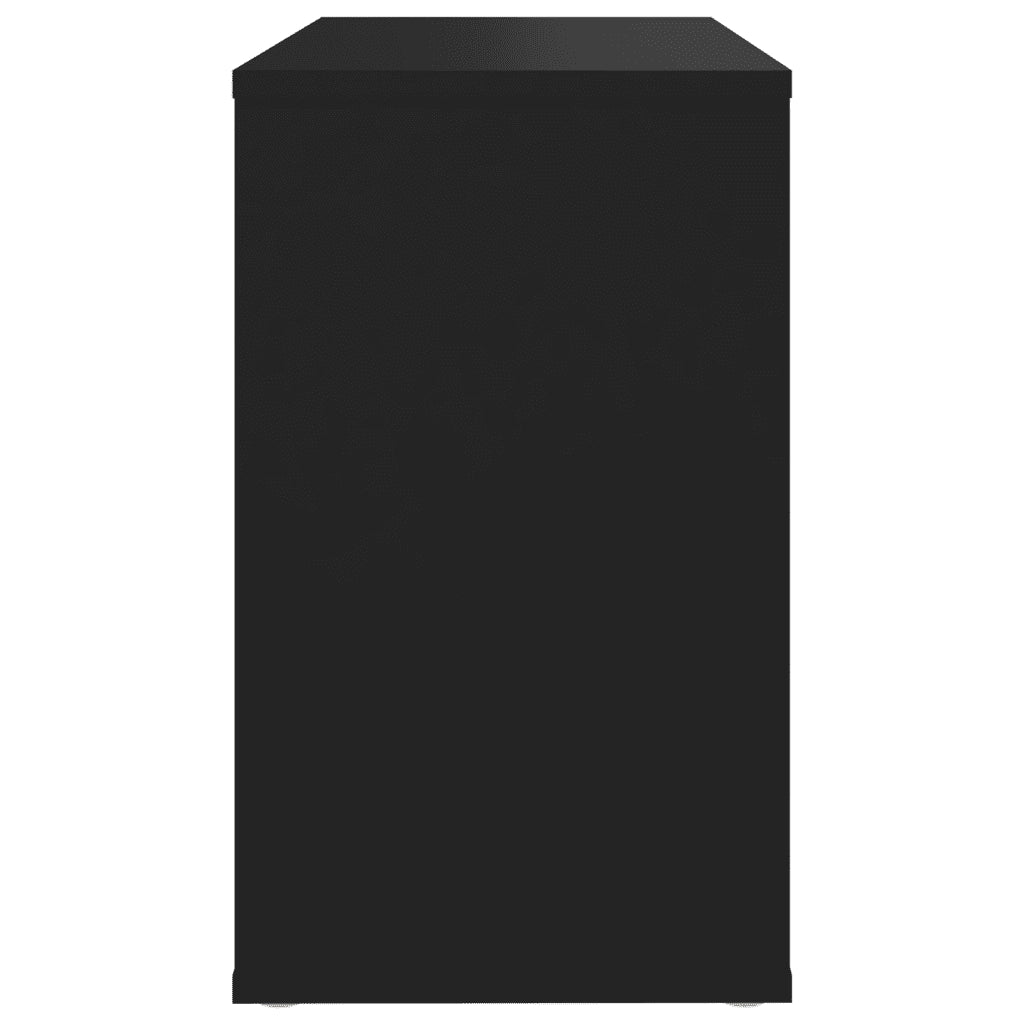 Credenza Nera 60x30x50 cm in Truciolato