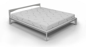 Coprimaterasso Singolo in Poliestere Silver Bianco