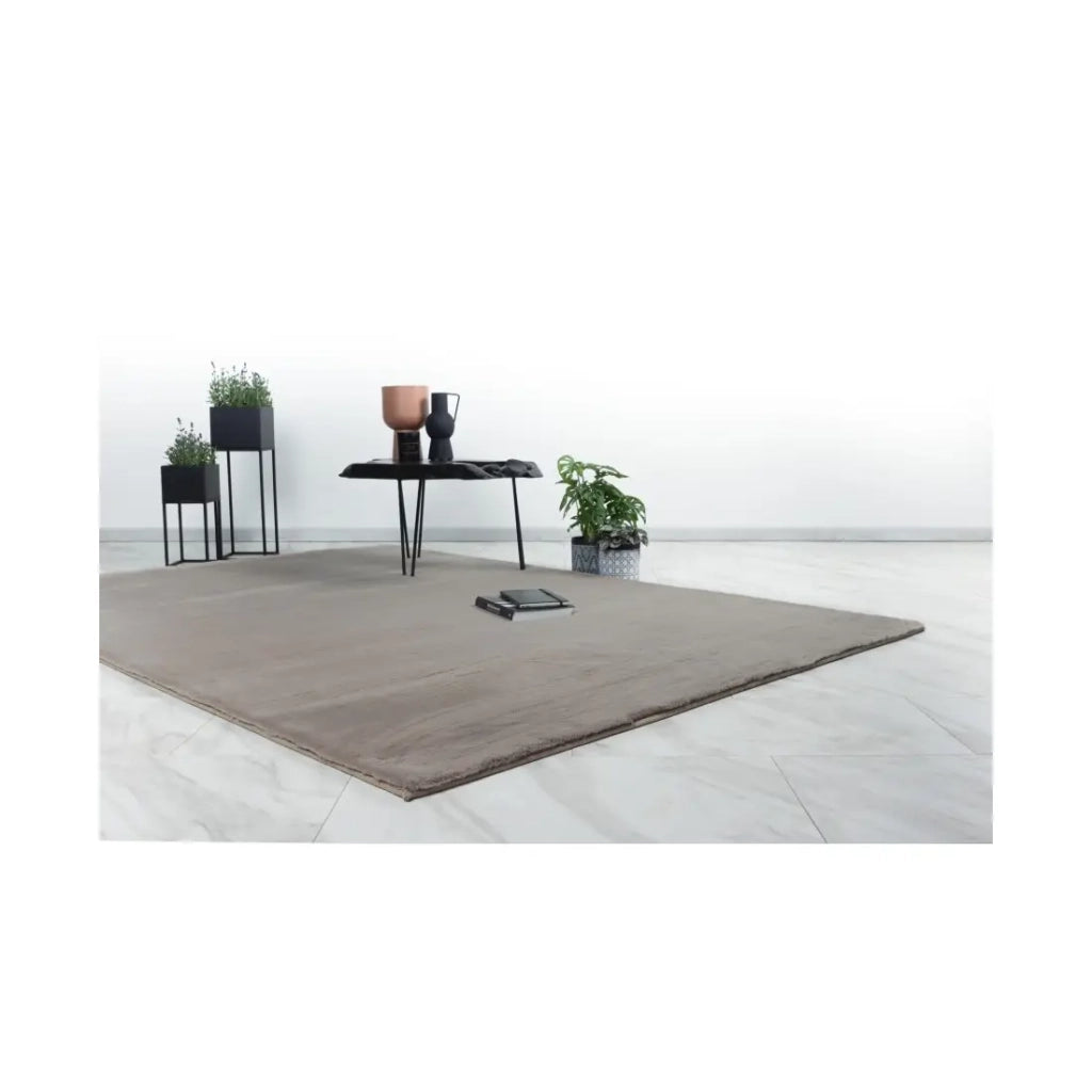 Tappeto 170x120cm, design E005N colore taupe - Comfort ed eleganza per il tuo interno