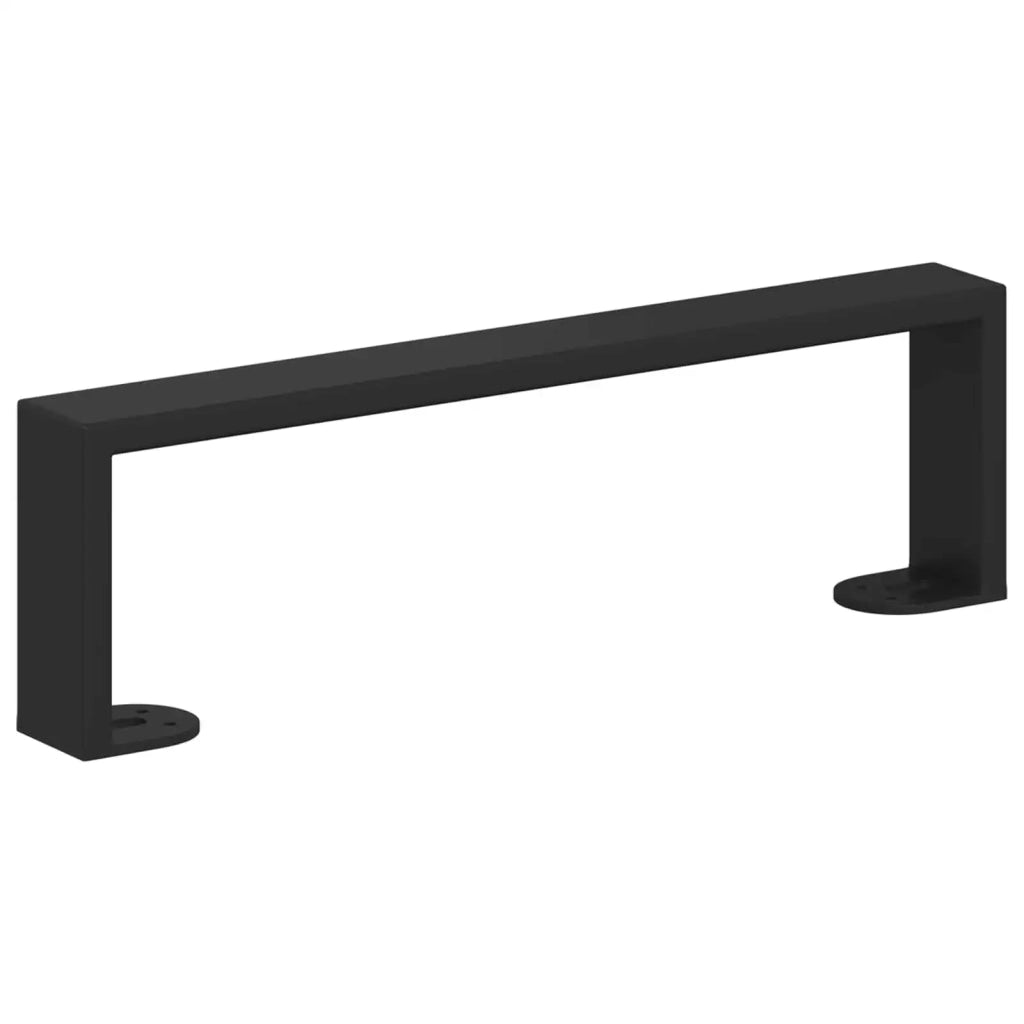 Piedini per mobili 12 pcs Nero 341 x 40,5 x 100 mm Ferro 864809