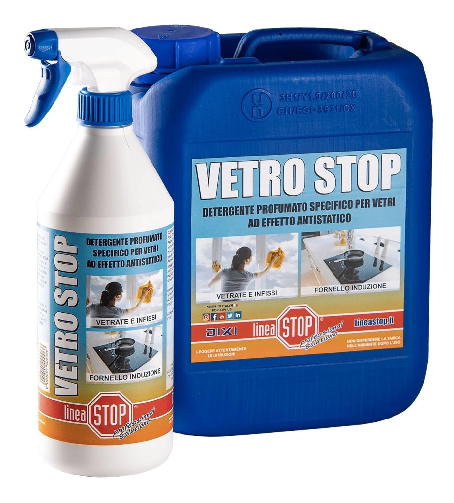 DETERGENTE PER VETRI 'VETRO STOP' 750 ml - DIXI