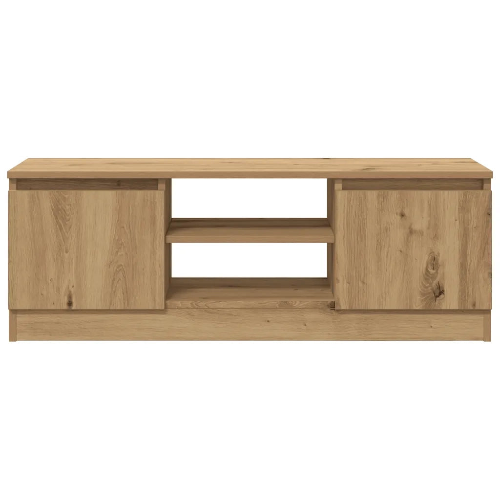 Mobile Porta TV Rovere Artigianale 102x30x36 cm Multistrato 855855