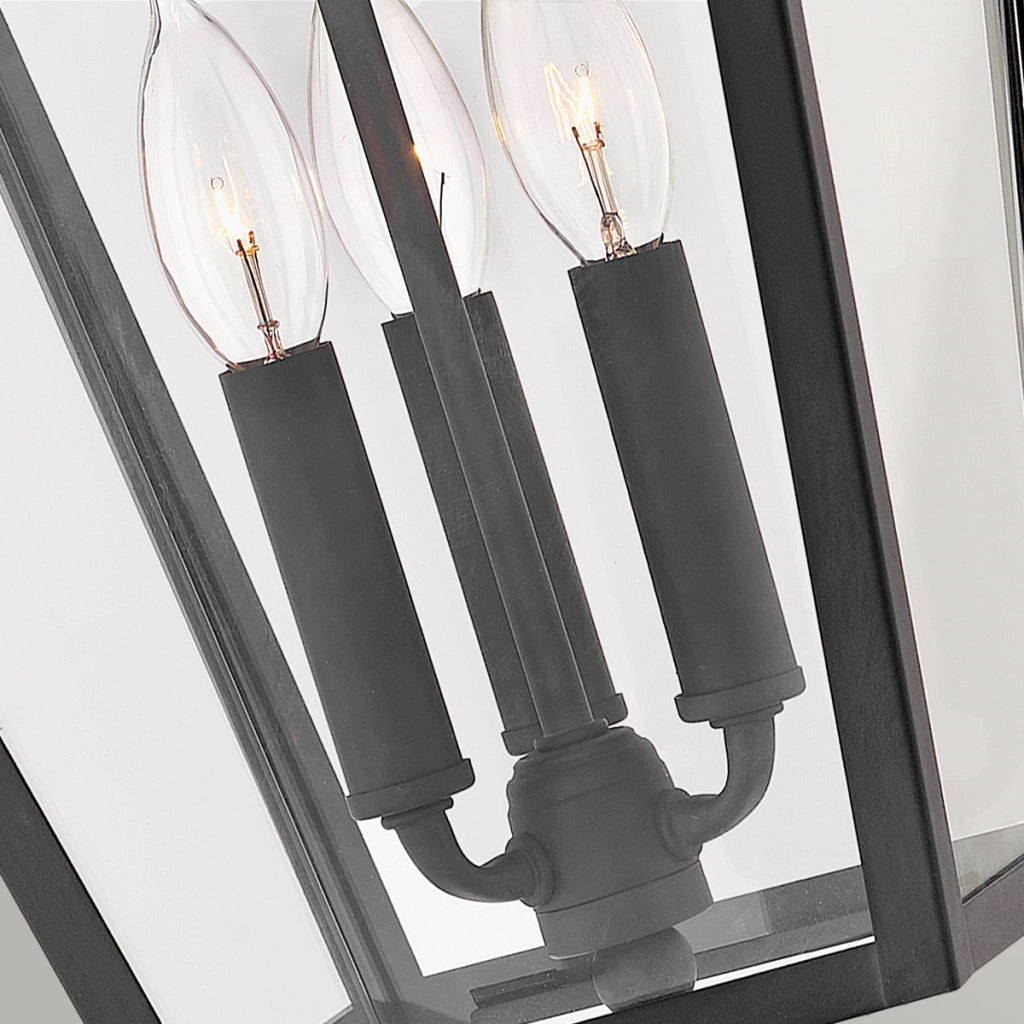 Lampada a sospensione esterna nera 3xE14 40W Alford Place