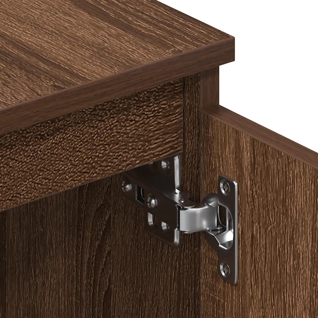 Mobile TV Rovere Marrone 140x40x35,5 cm in Legno Multistrato 815359