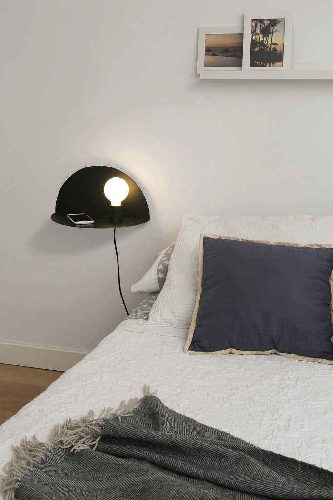 NIT DX, Applique con Mensola per Interni, Faro Barcelona