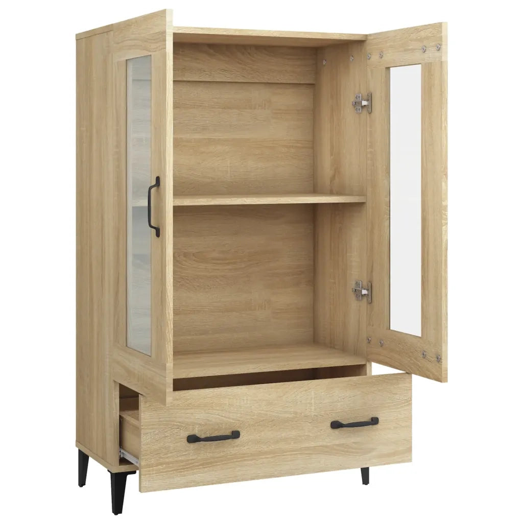 Credenza Rovere Sonoma 70x31x115 cm in Legno Multistrato 812558